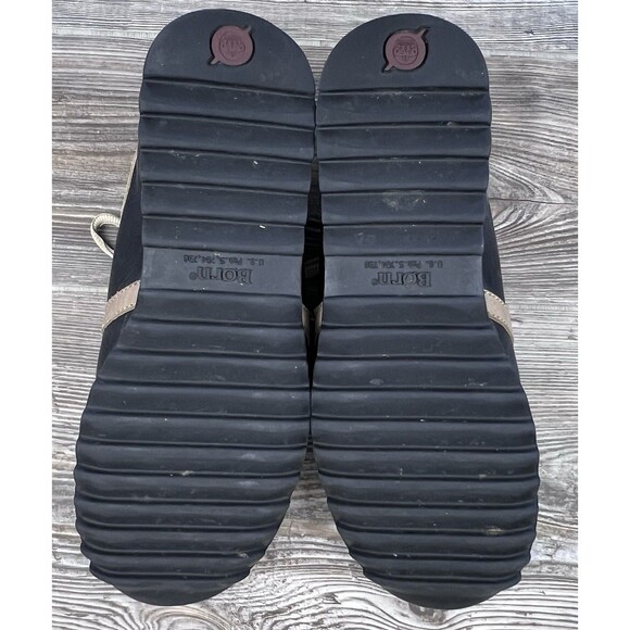 Born Hand Crafted Women's 10 Black Brown Leather Oxford Bicycle Toe Casual Shoes - Picture 8 of 12